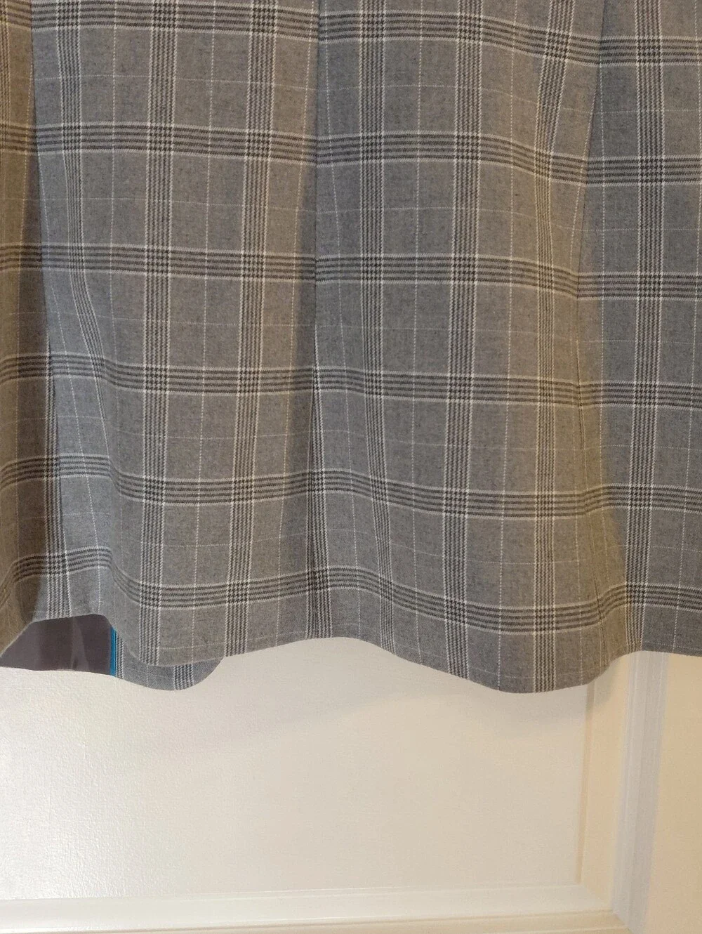 Calvin Klein Gray Plaid Blazer